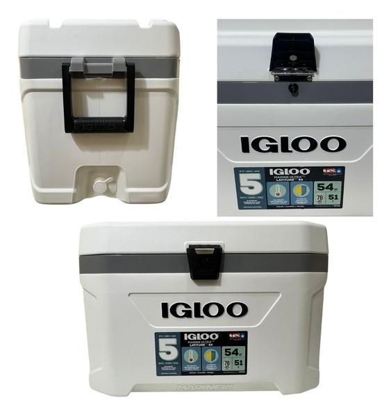 Imagem de Caixa Termica Cooler Igloo 51 L 54 Qt Branco Marine Importad