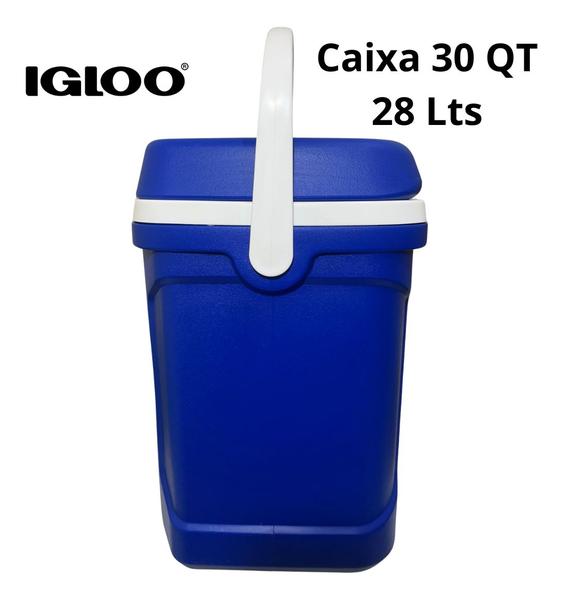 Imagem de Caixa Térmica Cooler Latitude 30 Azul 28 Lts Igloo Coleman