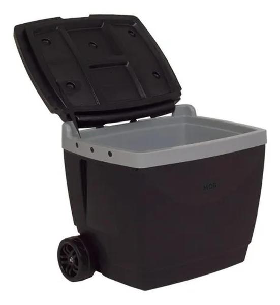 Caixa Térmica Cooler MOR 42 Litros Com Rodas E Puxador Imagem de Caixa Térmica Cooler MOR 42 Litros Com Rodas E Puxador