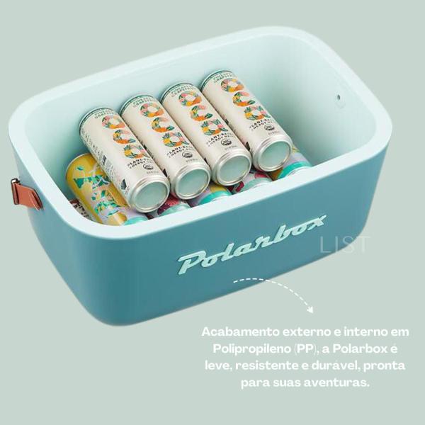 Imagem de Caixa Termica Cooler Polarbox 12Litros Bolsa ul Escuro