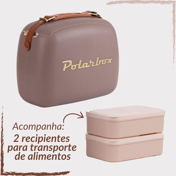 Imagem de Caixa Térmica Cooler Retro Vintage 6 litros Polarbox Marmita Fitness