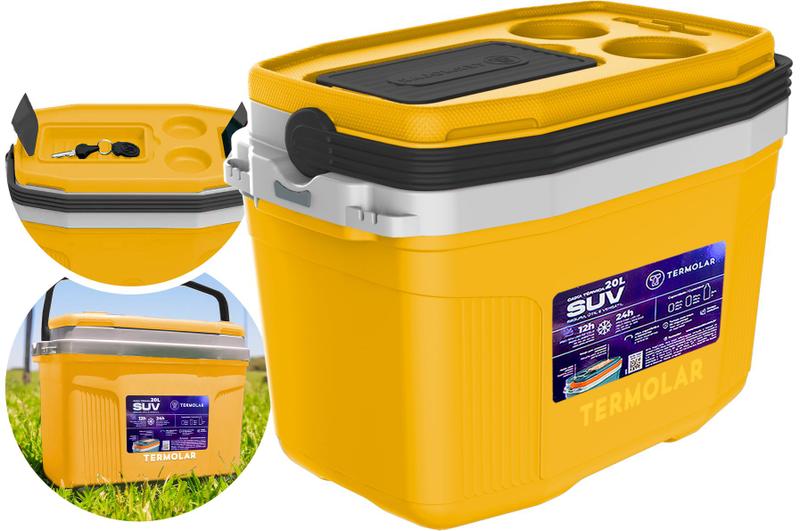 Caixa Térmica Cooler Suv 20 Litros Termolar Caixa Térmica Cooler Suv 20 Litros Termolar