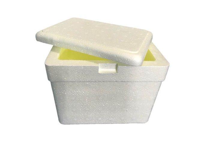 Caixa Térmica De Isopor 35 Litros Sorvete Refrigerante - isoterm Imagem de Caixa Térmica De Isopor 35 Litros Sorvete Refrigerante