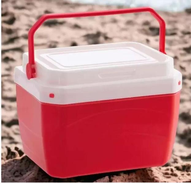 Imagem de Caixa Termica De Plastico Vermelho 17L 39,5X31X25,5Cm Paramount