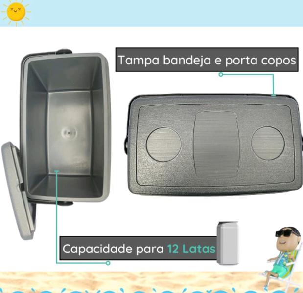 Caixa Térmica Floripa 7,5 litros - Unitermi Imagem de Caixa Térmica Floripa 7,5 litros - Unitermi