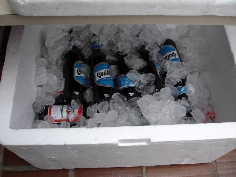 Imagem de Caixa Térmica Isopor 21 Litros Gelo Cerveja Refrigerante