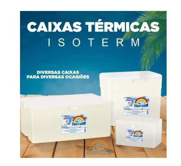 Caixa Térmica Isopor 50L - Isoterm Imagem de Caixa Térmica Isopor 50L - Isoterm