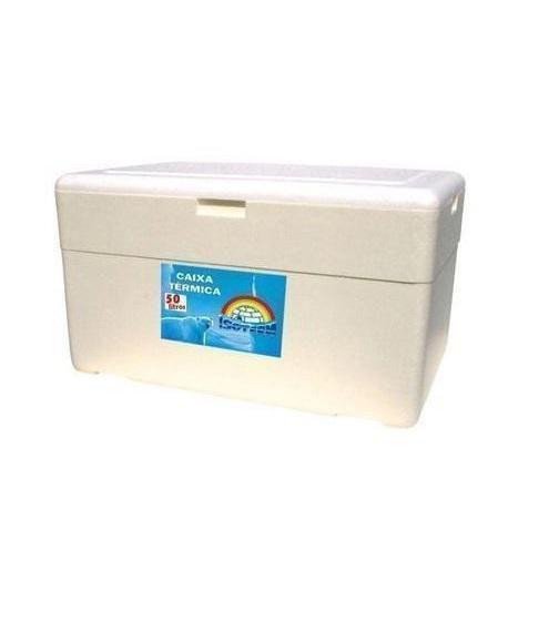 Caixa Térmica Isopor 50L - Isoterm Imagem de Caixa Térmica Isopor 50L - Isoterm