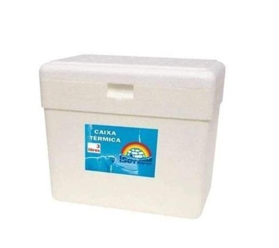 Caixa Térmica Isopor 8 Litros Gelo Cerveja Refri Isoterm Imagem de Caixa Térmica Isopor 8 Litros Gelo Cerveja Refri Isoterm