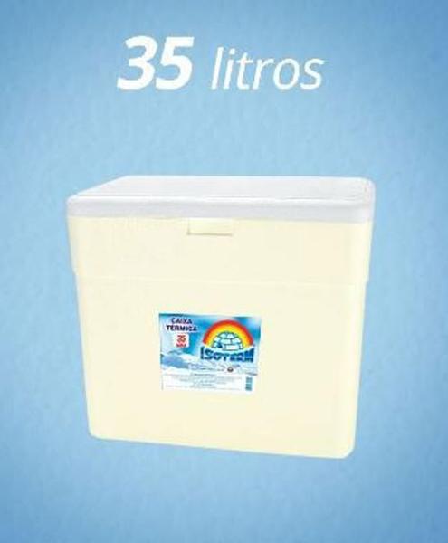 Caixa Térmica Isoterm 35L: Proteção e Conservação Imagem de Caixa Térmica Isoterm 35L: Proteção e Conservação