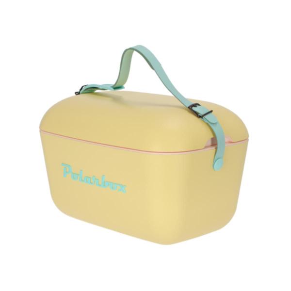 Imagem de Caixa Térmica PolarBox Premium Retro 20L -Amarelo/Verde Água