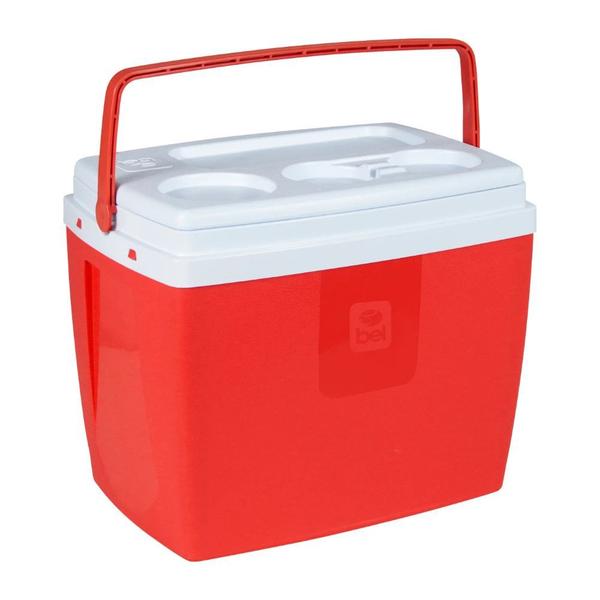 Imagem de Caixa Termica Vermelha Cooler 19 L Bel para Praia e Camping