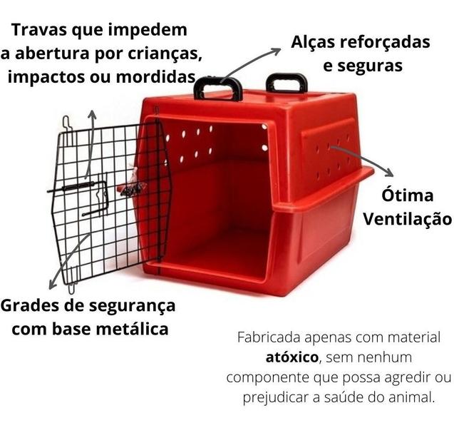 Imagem de Caixa Transporte Aéreo Cães Gatos Homologado IATA Pettour Modelo 200 Rosa