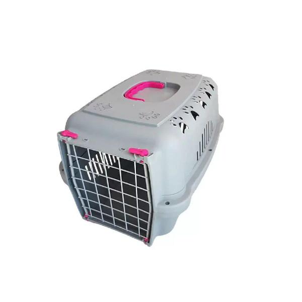 Imagem de Caixa Transporte Para Cães E Gatos Durapets Rosa Nº3