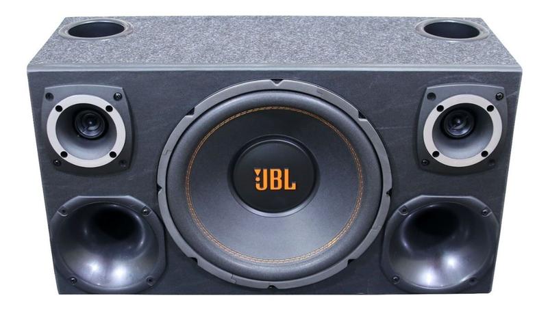 Imagem de Caixa Trio Completa Sub Jbl 12 + Radio Bt + Modulo Taramps