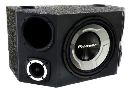 Imagem de Caixa Trio Pioneer Completa Som Carro + Amplif. Soundigital