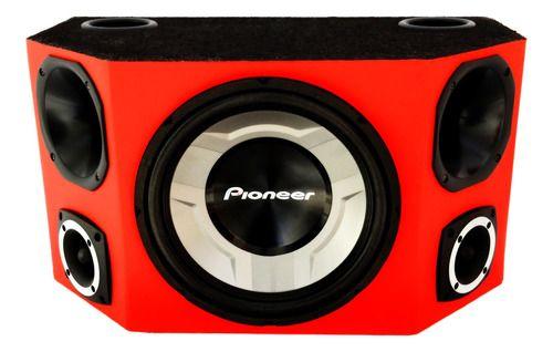 Imagem de Caixa Trio Pioneer Completa Som Carro + Amplif. Taramps