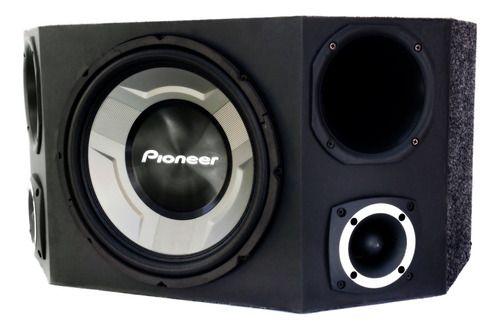 Imagem de Caixa Trio Pioneer Completa Som Carro + Amplificador Stetsom