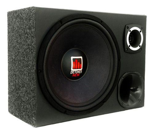 Imagem de Caixa Trio Sub 15 Detoner + Radio Bluetooth + Modulo Taramps