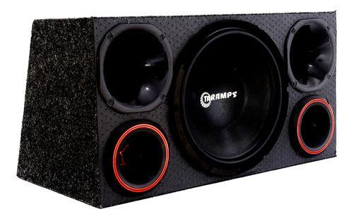 Imagem de Caixa Trio Sub Taramps + Radio Bluetooth + Modulo Taramps