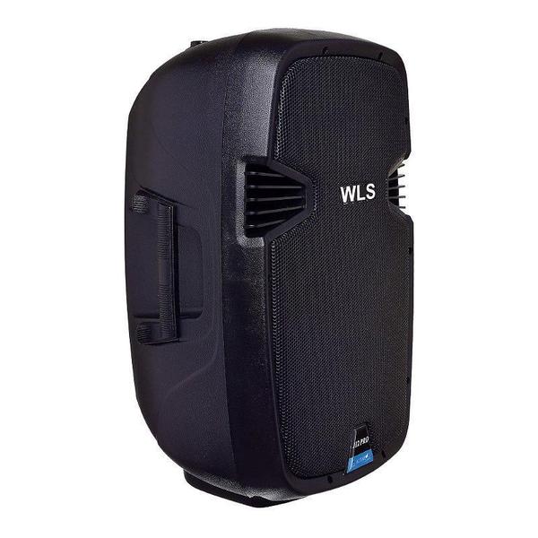 Imagem de Caixa Wls J12 Pro Ativa + 2 Microfones S/Fio + Pedestal