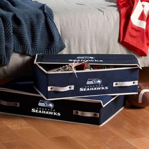 Imagem de Caixas de Armazenamento Franklin Sports NFL Seattle Seahawks - Pequenas