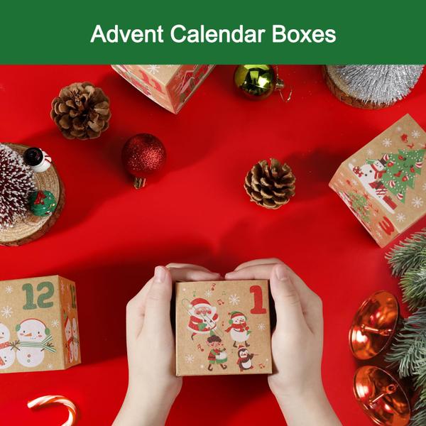 Imagem de Caixas de calendário do advento de Natal ONESING 24 unidades 2024