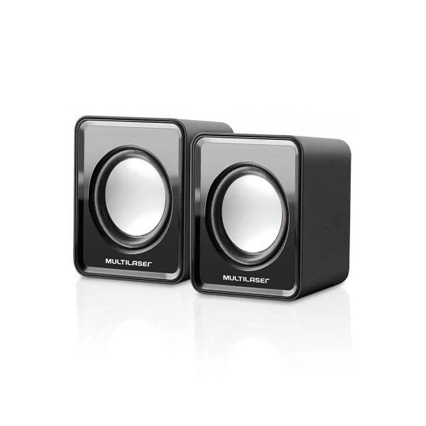 Imagem de Caixas De Som Cx100 2.0 3w Rms Usb Conexao P2 Preto - Sp144