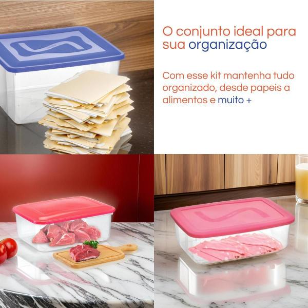 Imagem de Caixas Organizadoras Topa Tudo 31L, 20L, 14L