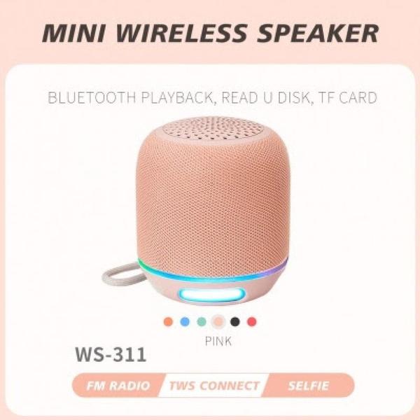 Imagem de Caixinha Caixa De Som Bluetooth Portátil Speaker MP3 FM WS-311