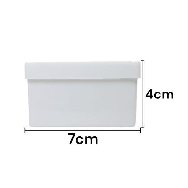 Caixinha De Acrílico Plástico Branco 7cm Grande 20 Unidades - Russo Art Imagem de Caixinha De Acrílico Plástico Branco 7cm Grande 20 Unidades