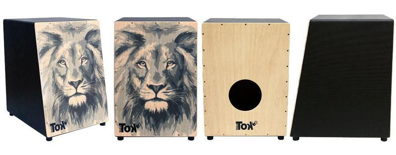 Cajón Acústico Estampa Leão NobreTOK Modelo 307 - Nobre TOK Imagem de Cajón Acústico Estampa Leão NobreTOK Modelo 307