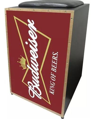 Imagem de Cajon Acústico Inclinado Jaguar Cj1000 K2 Budweiser + Capa