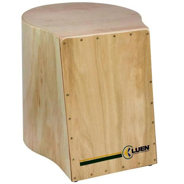 Imagem de Cajon Acústico Jumbo Folheado Verniz Natural 47006 Luen