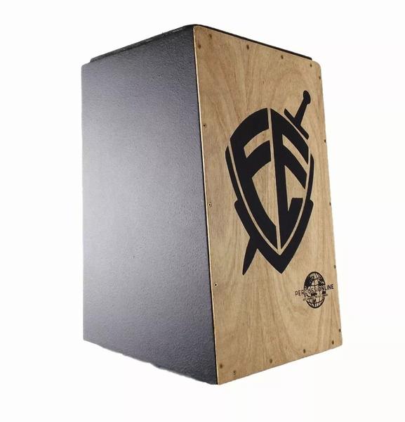 Imagem de Cajon Carron Acústico Inclinado Fé Escudo Percussionline