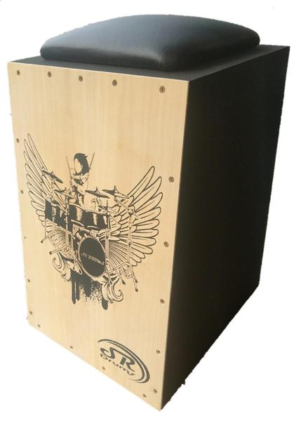 Imagem de Cajon Eletroacustico Inclinado SR Drums