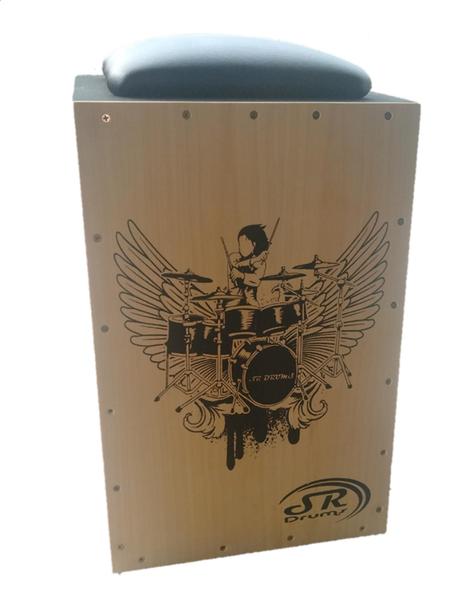 Imagem de Cajon Profissional Inclinado Acústico SR Drums