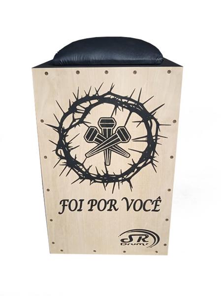 Imagem de Cajon Profissional Inclinado Acústico SR Drums