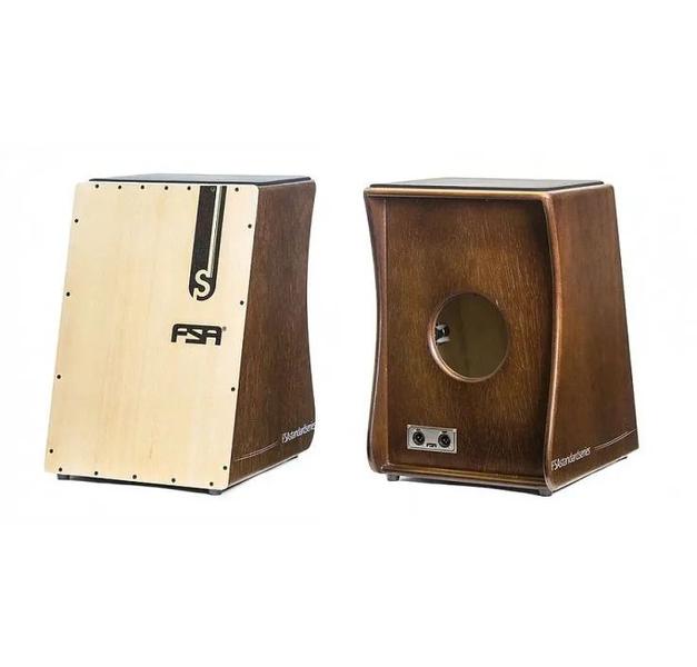 Imagem de Cajon Standard FS2508 Tabaco Elétrico de Madeira c/ Capa