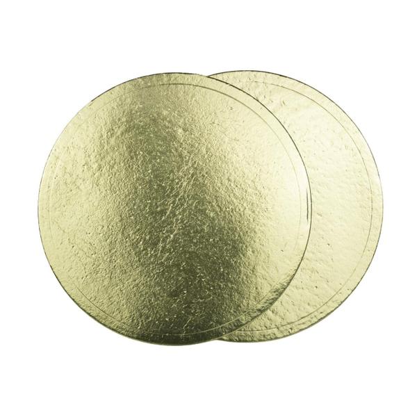 Imagem de Cake board disco ouro para bolo 23cm. Com 50 un.