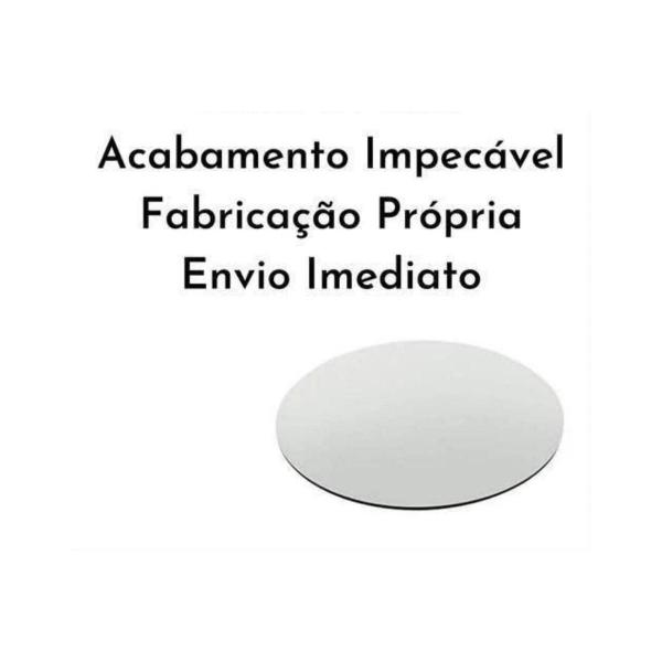 Imagem de Cake Board Tabuleiro Bolo em MDF Preto 3 mm Redondo 30 cm Kit c/ 10 Unids