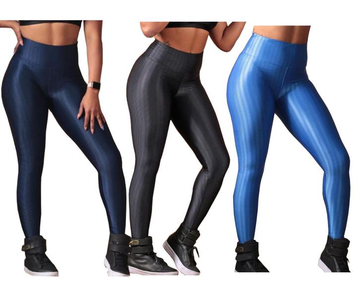 Imagem de Calça 3d Fitness Feminina Legging Cirrê Academia Foto Real