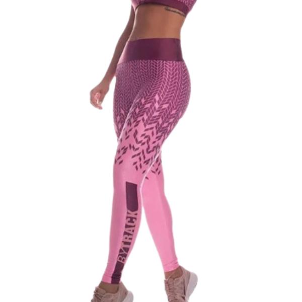 Imagem de Calca bystep feminina legging sublimada/bytrack barra bbs1432