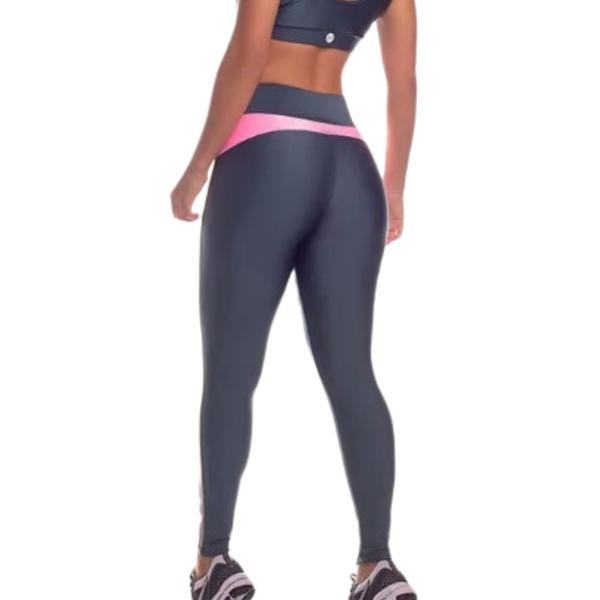 Imagem de Calca bystep feminina legging tricolor platine/superkap bbs1431