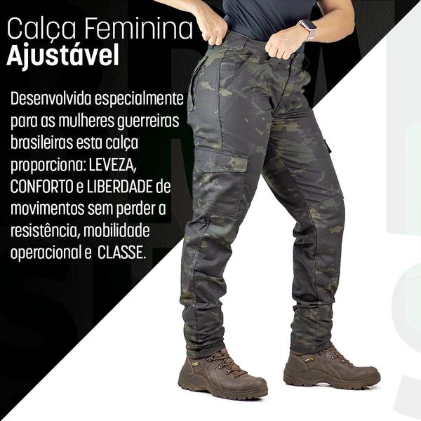 Imagem de Calça Cargo Tática Feminina - Safo