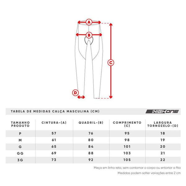 Imagem de Calça Ciclismo Masculino High One Performance Fit Preto