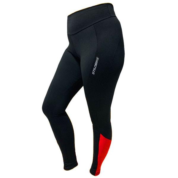 Imagem de Calça Ciclismo Stilo Bike Colors Feminina Vermelho