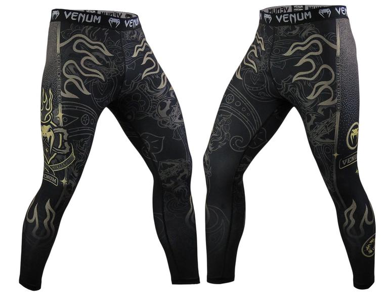 Imagem de Calça Compressão Fight Muay Thai Mma Venum Tattoo Dark