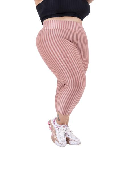 Imagem de Calça corsario 3d plus size poliamida