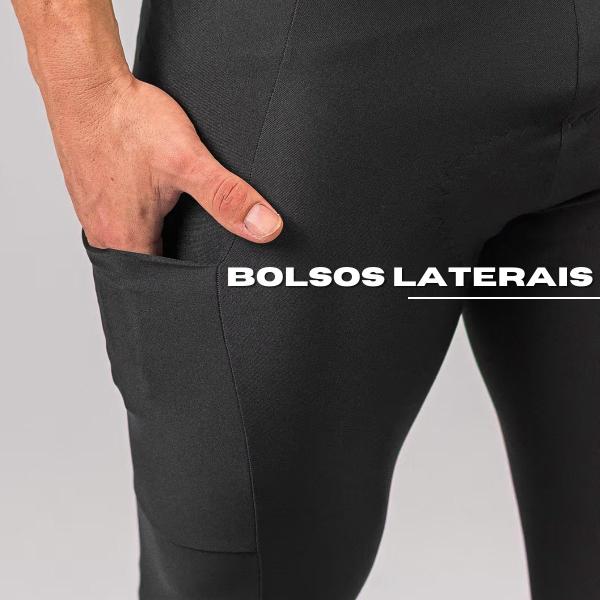 Imagem de Calça de ciclismo masculina Free Force Basic com 3 bolsos